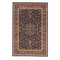 Auric 1318-1543-NAVY Noble Rectangular Navy Traditional Italy Area Rug, 2 ft. 2 in. W x 8 ft. H AU2643556